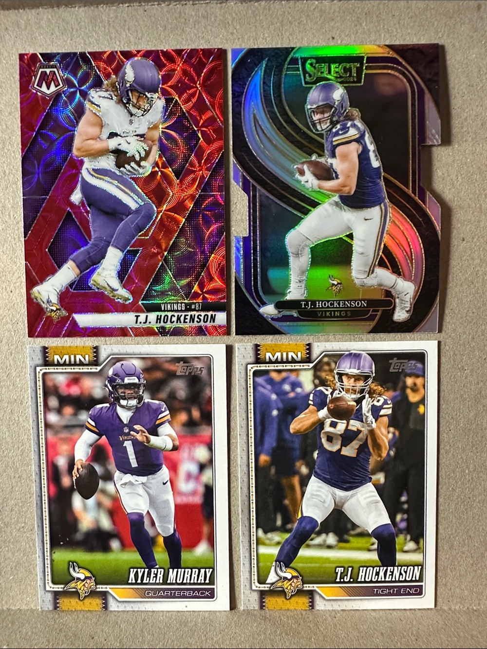 Justin Jefferson Vikings lot of 19 +Jordan Addison Rookie/Kyler Murray/Hockenson - Picture 6 of 11